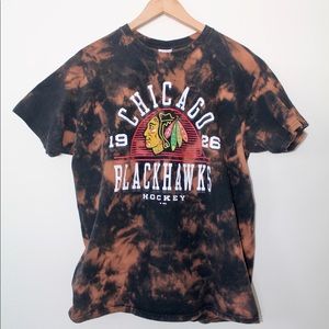 CHICAGO BLACKHAWKS ACID DYE T-SHIRT
